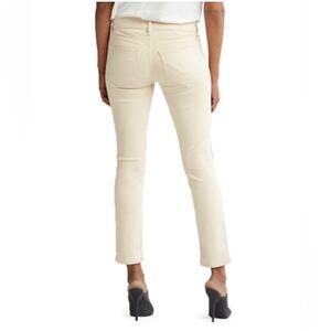 UEC HUDSON NATALIE FAWN CREAM TAN YELLOW COLOR ANKLE SKINNY DENIM JEANS SZ 30